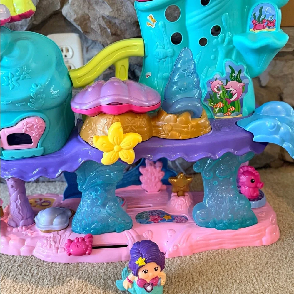 VTech Go Go Friends Mermaid Colorful Underwater Adventure Playset - Picture 5 of 13